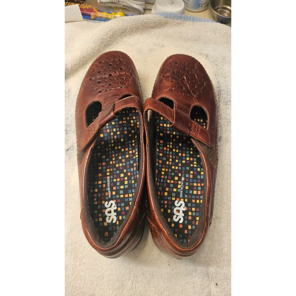 SAS Soft Step Tri Pad Shoes Women's Willow RustComfort Made in USA 11 M